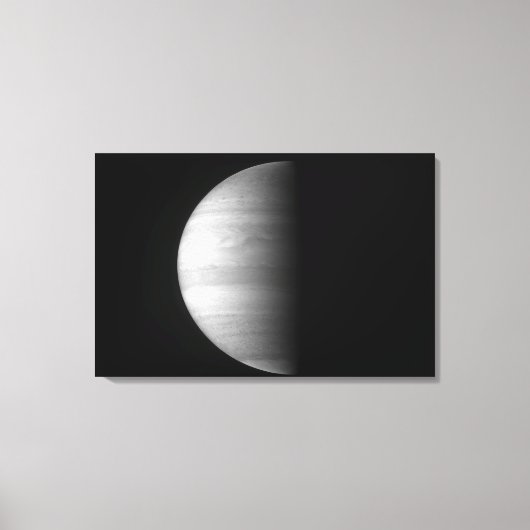 Uitzicht van de planeet Jupiter Canvas Afdruk (Voorkant)