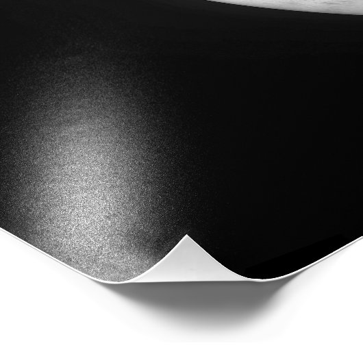 Uitzicht van de planeet Jupiter Foto Afdruk (Hoek)