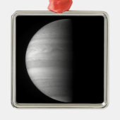 Uitzicht van de planeet Jupiter Metalen Ornament (Voorkant)
