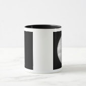 Uitzicht van de planeet Jupiter Mok (Midden)