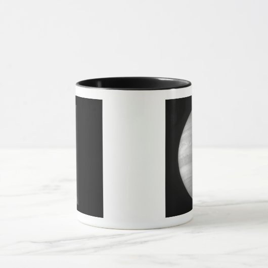 Uitzicht van de planeet Jupiter Mok (Midden)