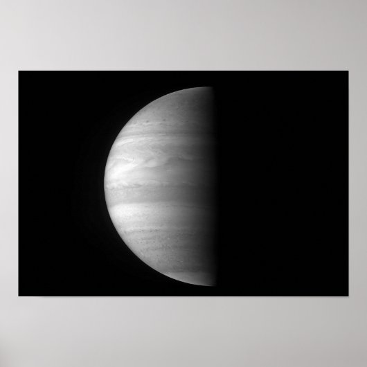 Uitzicht van de planeet Jupiter Poster (Voorkant)