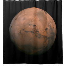 Uitzicht van de planeet Mars (Martiaans landschap)