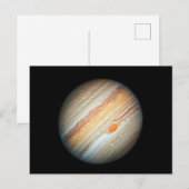 Uitzicht van de Planet Jupiter (Hubble Telescope) Briefkaart (Voorkant / Achterkant)