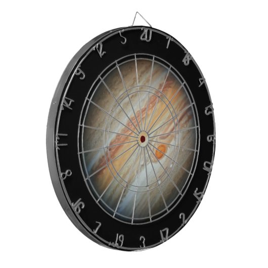 Uitzicht van de Planet Jupiter (Hubble Telescope) Dartbord (Voorkant Links)