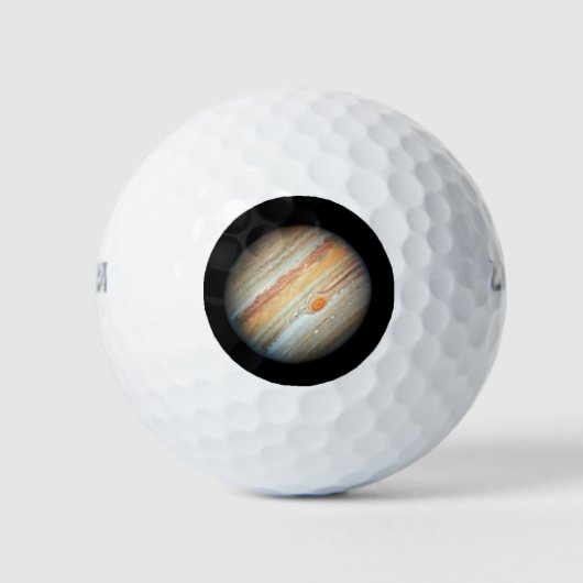 Uitzicht van de Planet Jupiter (Hubble Telescope) Golfballen (Voorkant)