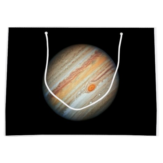 Uitzicht van de Planet Jupiter (Hubble Telescope) Groot Cadeauzakje (Voorkant)