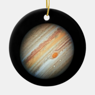 Uitzicht van de Planet Jupiter (Hubble Telescope) Keramisch Ornament