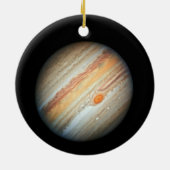 Uitzicht van de Planet Jupiter (Hubble Telescope) Keramisch Ornament (Achterkant)