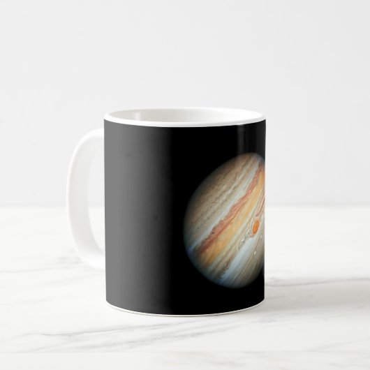 Uitzicht van de Planet Jupiter (Hubble Telescope) Koffiemok (Voorkant links)