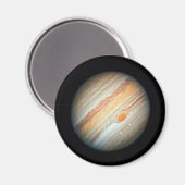Uitzicht van de Planet Jupiter (Hubble Telescope) Magneet (Voorkant / Achterkant)