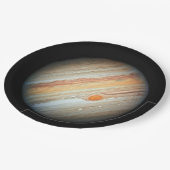 Uitzicht van de Planet Jupiter (Hubble Telescope) Papieren Bordje (Gekanteld)