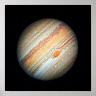 Uitzicht van de Planet Jupiter (Hubble Telescope) Poster