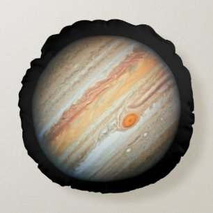 Uitzicht van de Planet Jupiter (Hubble Telescope) Rond Kussen