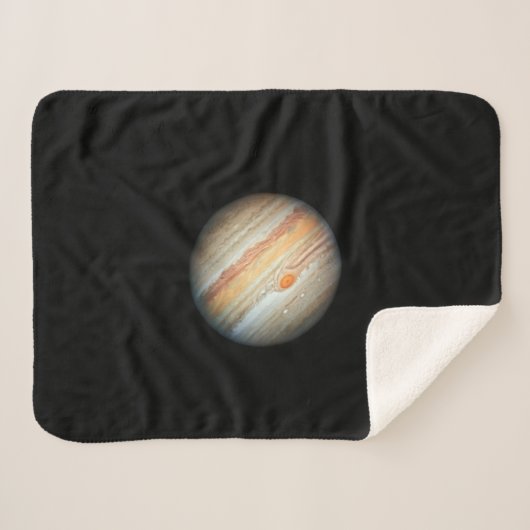 Uitzicht van de Planet Jupiter (Hubble Telescope) Sherpa Deken (Voorkant (horizontaal))