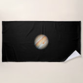 Uitzicht van de Planet Jupiter (Hubble Telescope) Strandlaken (Voorkant)