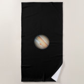 Uitzicht van de Planet Jupiter (Hubble Telescope) Strandlaken (Voorkant)