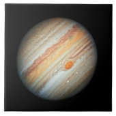 Uitzicht van de Planet Jupiter (Hubble Telescope) Tegeltje (Voorkant)
