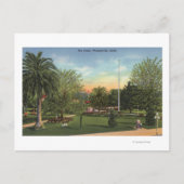 Uitzicht van de Plaza Briefkaart (Voorkant)