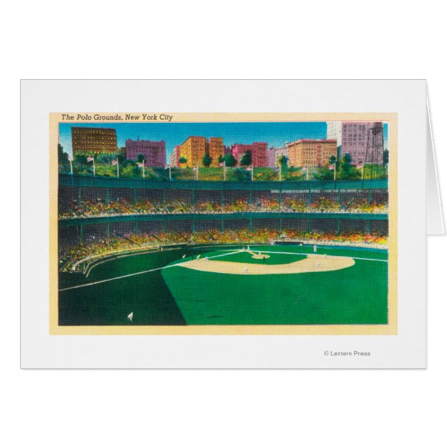 Uitzicht van de Polo Grounds New York, NY (Voorkant Horizontaal)