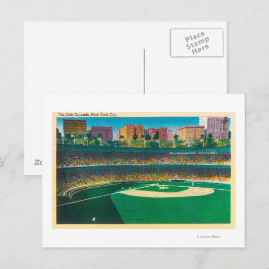 Uitzicht van de Polo Grounds New York, NY Briefkaart (Voorkant / Achterkant)