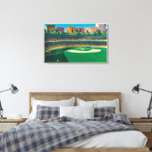 Uitzicht van de Polo Grounds New York, NY Canvas Afdruk (Insitu (Slaapkamer))