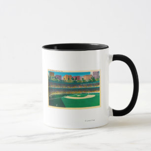 Uitzicht van de Polo Grounds New York, NY Mok