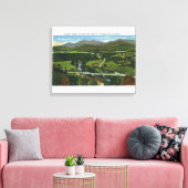 Uitzicht van de pomp van de Olympische Spelen van Canvas Afdruk (Insitu (Woonkamer))