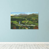 Uitzicht van de pomp van de Olympische Spelen van  Canvas Afdruk (Insitu (Houten vloer))