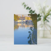Uitzicht van de Ponte Sisto Bridge van de Tiber Briefkaart (Staand voorkant)