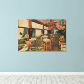 Uitzicht van de Poppy Room in Maryland Hote Canvas Afdruk (Insitu (Houten vloer))