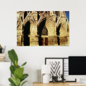 Uitzicht van de portalen aan de westkant poster (Thuiskantoor)