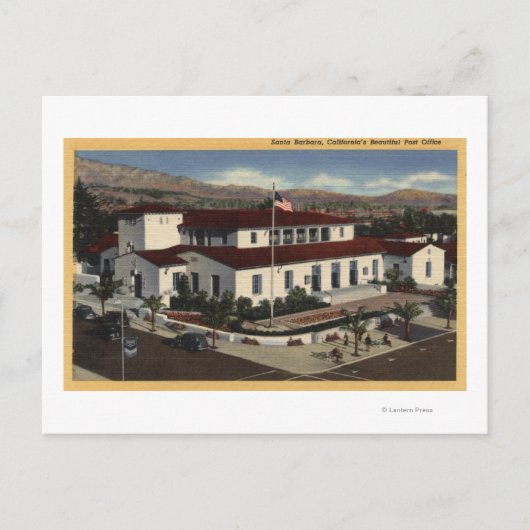 Uitzicht van de Post Kantoor # 2 Briefkaart (Voorkant)