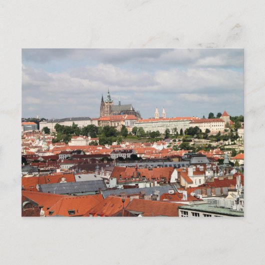 Uitzicht van de prachtige stad Praag Briefkaart (Voorkant)