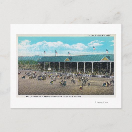 Uitzicht van de prijsvragen briefkaart (Voorkant)