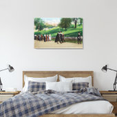 Uitzicht van de Proefgrimverwerking Canvas Afdruk (Insitu (Slaapkamer))