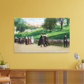 Uitzicht van de Proefgrimverwerking Canvas Afdruk (Insitu (Woonkamer))