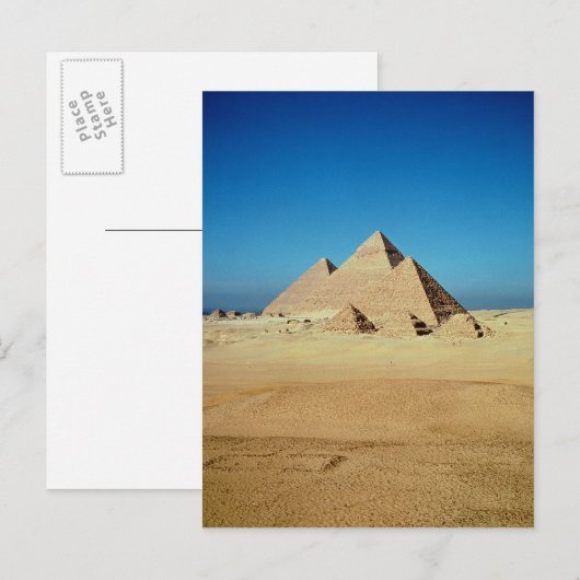 Uitzicht van de Pyramiden Briefkaart (Voorkant / Achterkant)