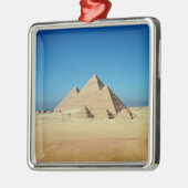 Uitzicht van de Pyramiden Metalen Ornament (Links)