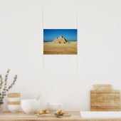Uitzicht van de Pyramiden Poster (Keuken)