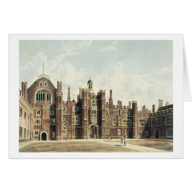 Uitzicht van de Quadrangle in Hampton Court Palace (Voorkant Horizontaal)