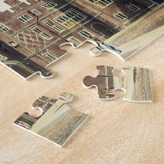 Uitzicht van de Quadrangle in Hampton Court Palace Legpuzzel (Zijkant)