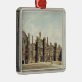 Uitzicht van de Quadrangle in Hampton Court Palace Metalen Ornament (Rechts)