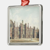 Uitzicht van de Quadrangle in Hampton Court Palace Metalen Ornament (Links)