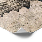 Uitzicht van de Qumran Caves Poster (Hoek)