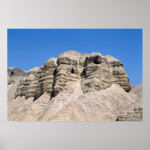 Uitzicht van de Qumran Caves Poster
