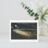 Uitzicht van de Raceway bij nacht Briefkaart (Staand voorkant)
