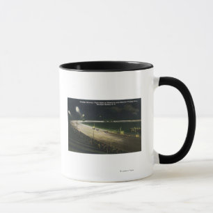 Uitzicht van de Raceway bij nacht Mok