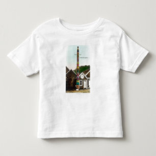 Uitzicht van de Raven Totempole Wrangell, AK Kinder Shirts