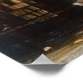 Uitzicht van de Raven Totempole Wrangell, AK Poster (Hoek)